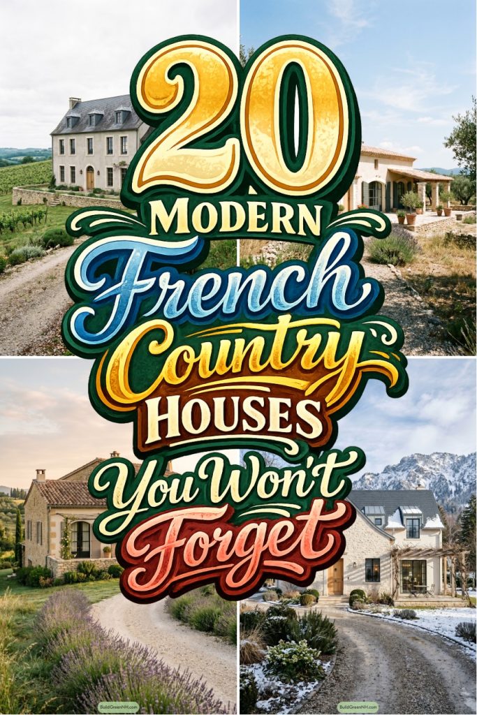 20 Modern French Country Houses You Won't Forget