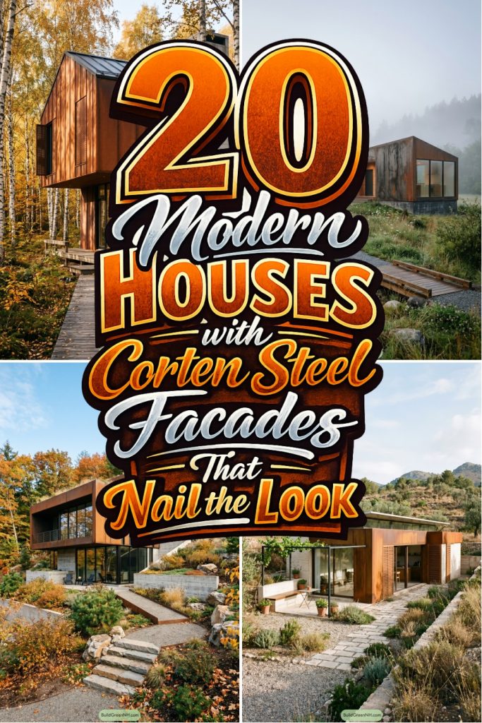 20 Modern Houses with Corten Steel Facades That Nail the Look