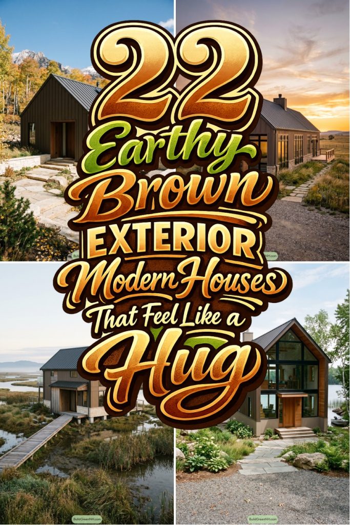 22 Earthy Brown Exterior Modern Houses That Feel Like a Hug