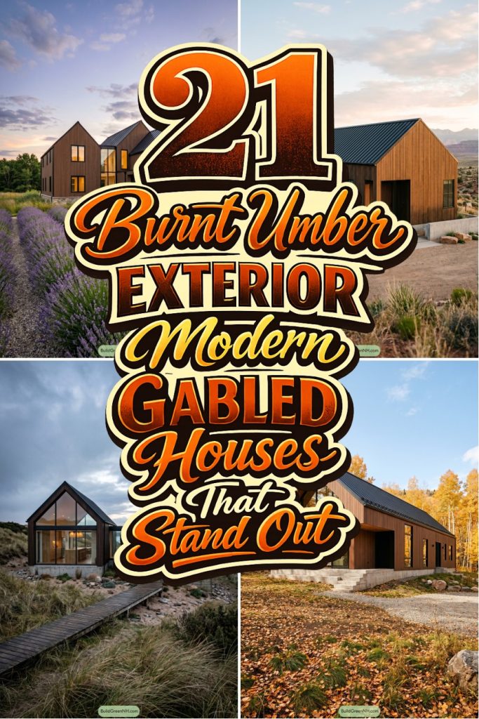 21 Burnt Umber Exterior Modern Gabled Houses That Stand Out