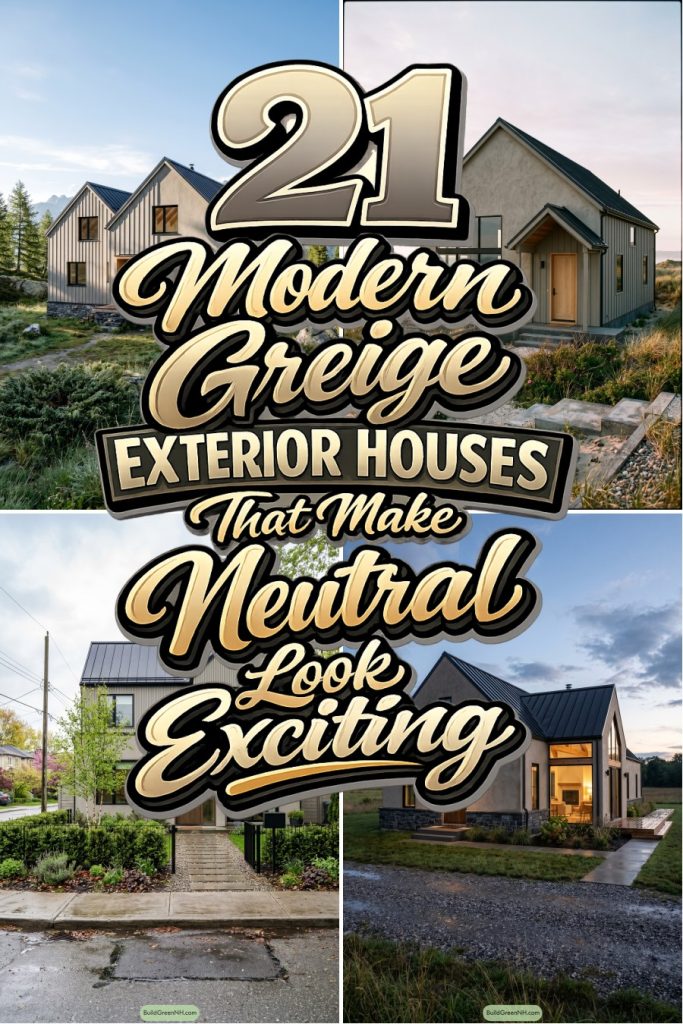 21 Modern Greige Exterior Houses That Make Neutral Look Exciting