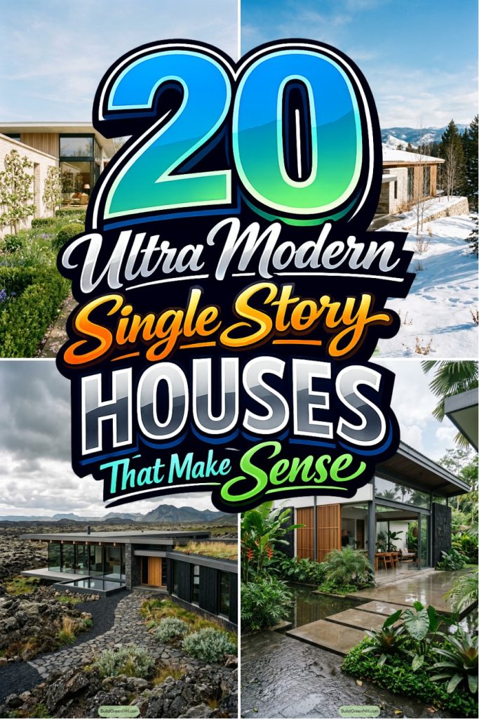 20 Ultra Modern Single Story Houses That Make Sense