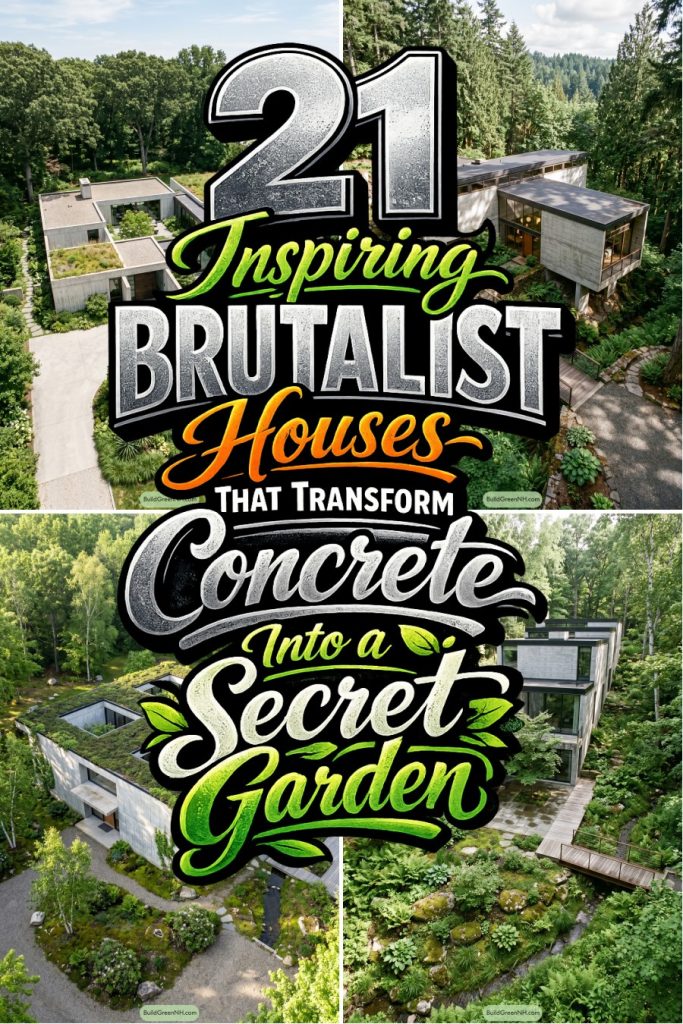 21 Inspiring Brutalist Houses That Transform Concrete Into a Secret Garden