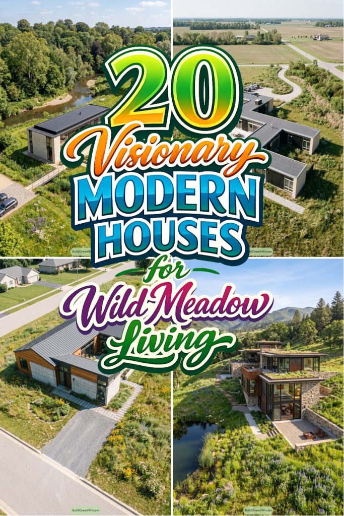 20 Visionary Modern Houses for Wild Meadow Living