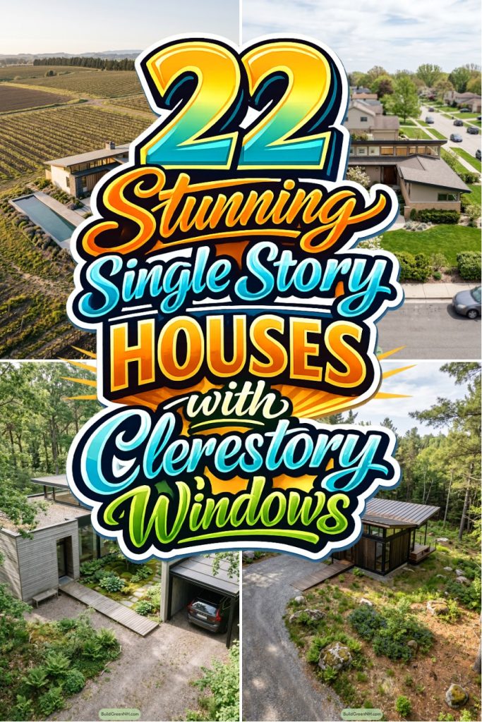 22 Stunning Single Story Houses with Clerestory Windows