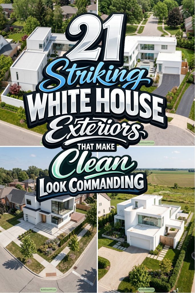 21 Striking White House Exteriors That Make Clean Look Commanding