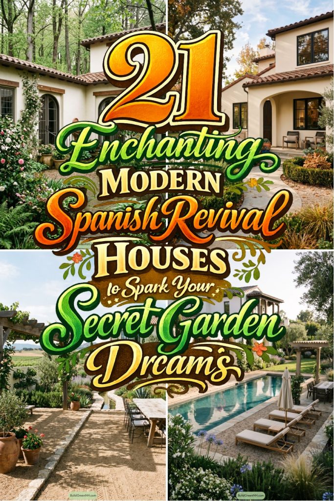 21 Enchanting Modern Spanish Revival Houses to Spark Your Secret Garden Dreams