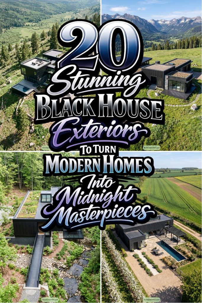 20 Stunning Black House Exteriors To Turn Modern Homes Into Midnight Masterpieces