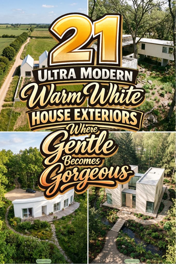 21 Ultra Modern Warm White House Exteriors Where Gentle Becomes Gorgeous