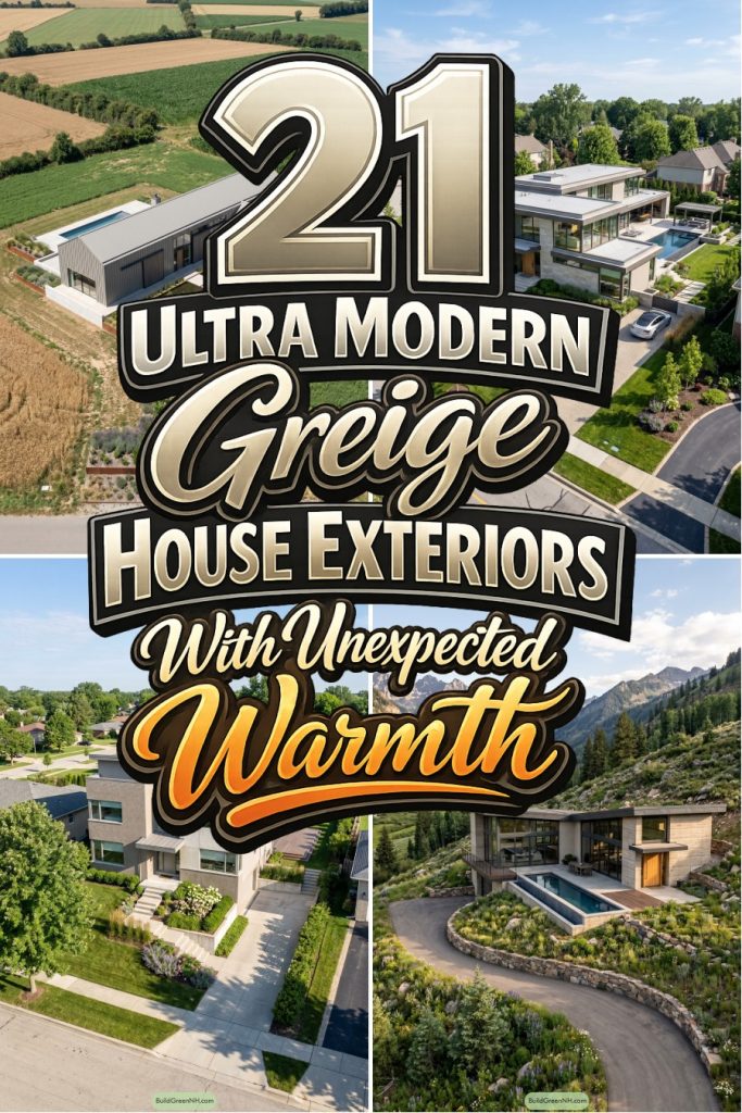 21 Ultra Modern Greige House Exteriors With Unexpected Warmth