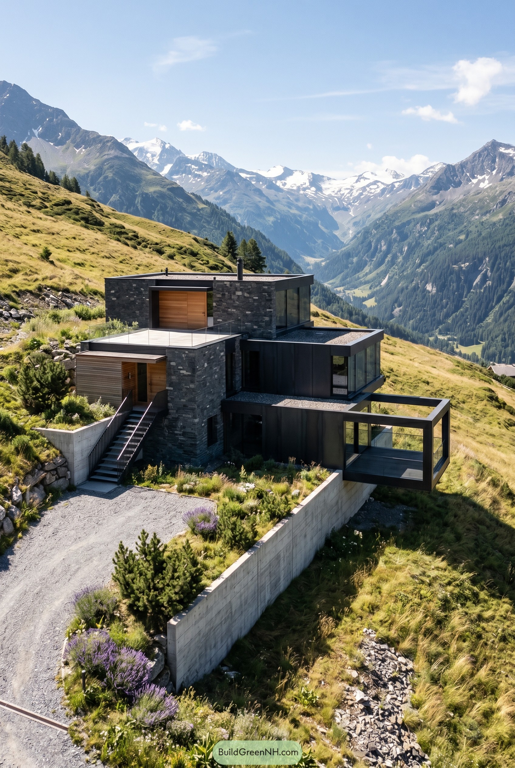 21 Dark Romantic Modern House Exteriors for Moonlit Curb Appeal