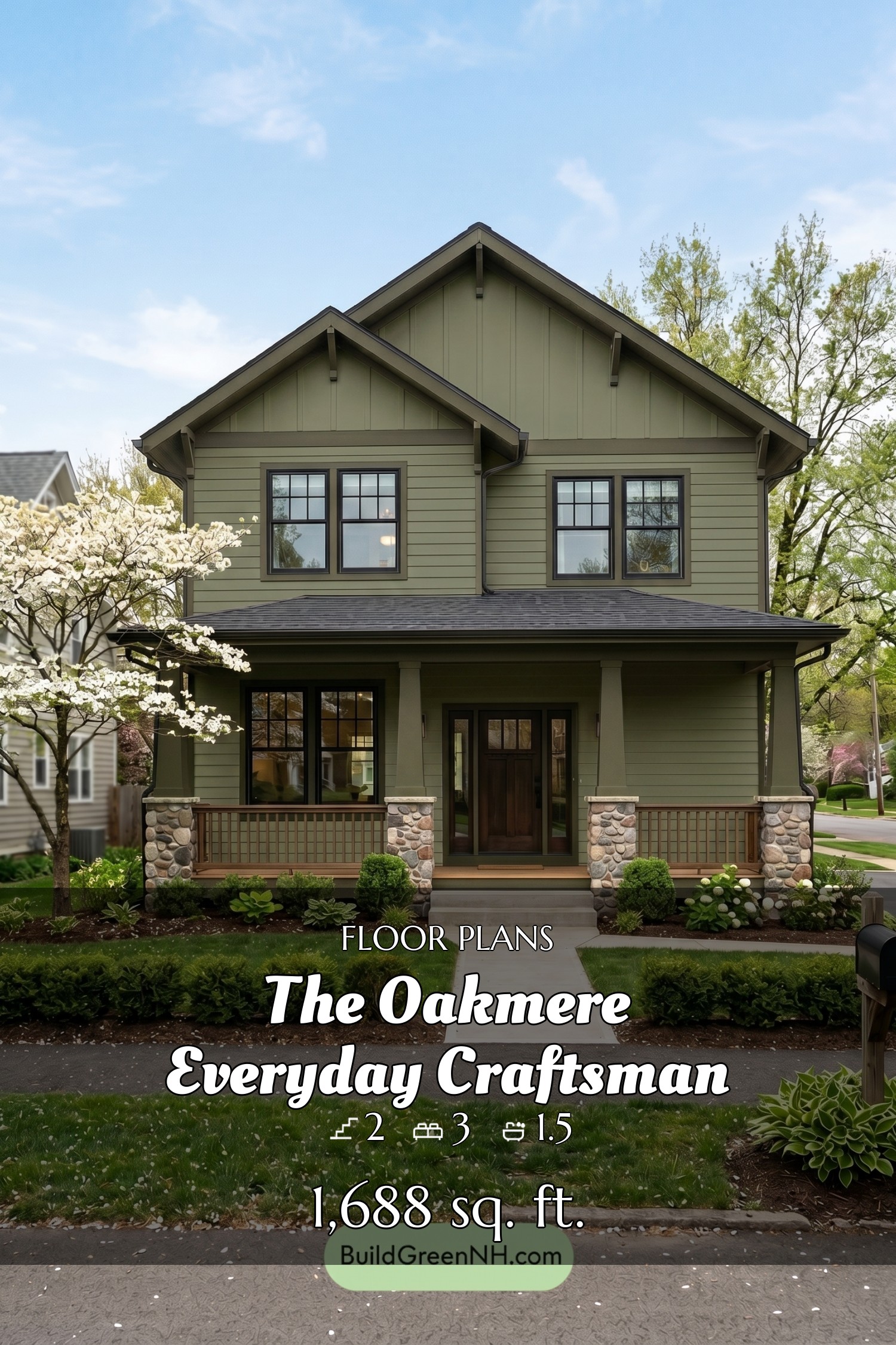 house siding color Olive green