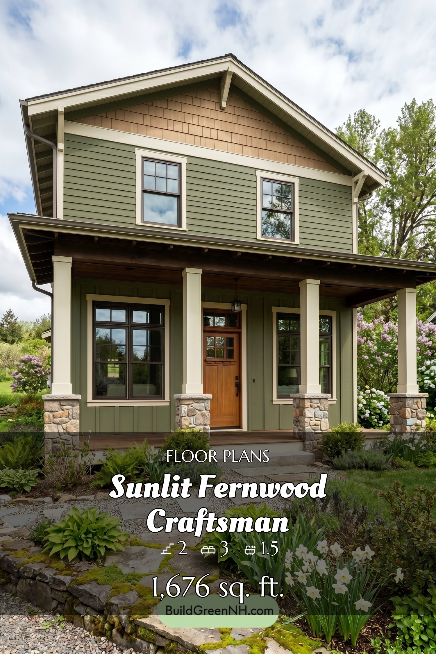 house siding color Olive green