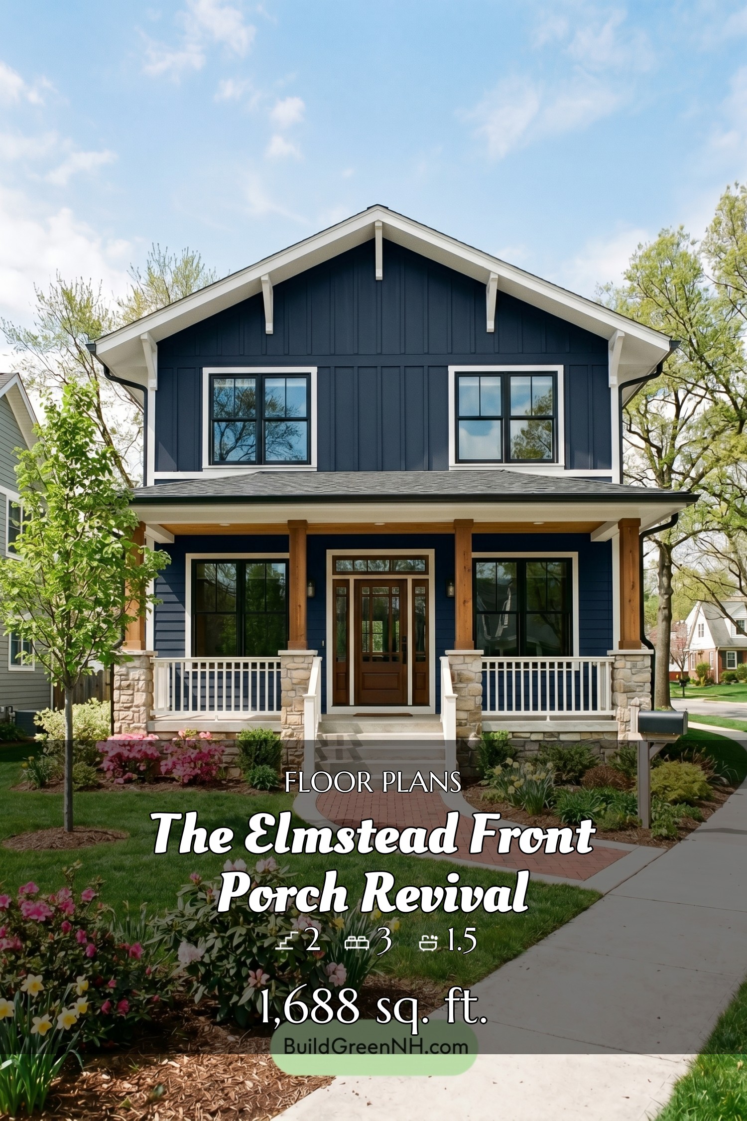 house siding color Deep navy