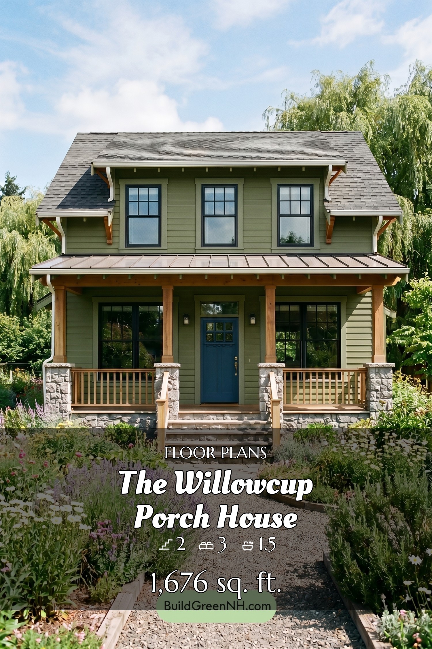 house siding color Olive green