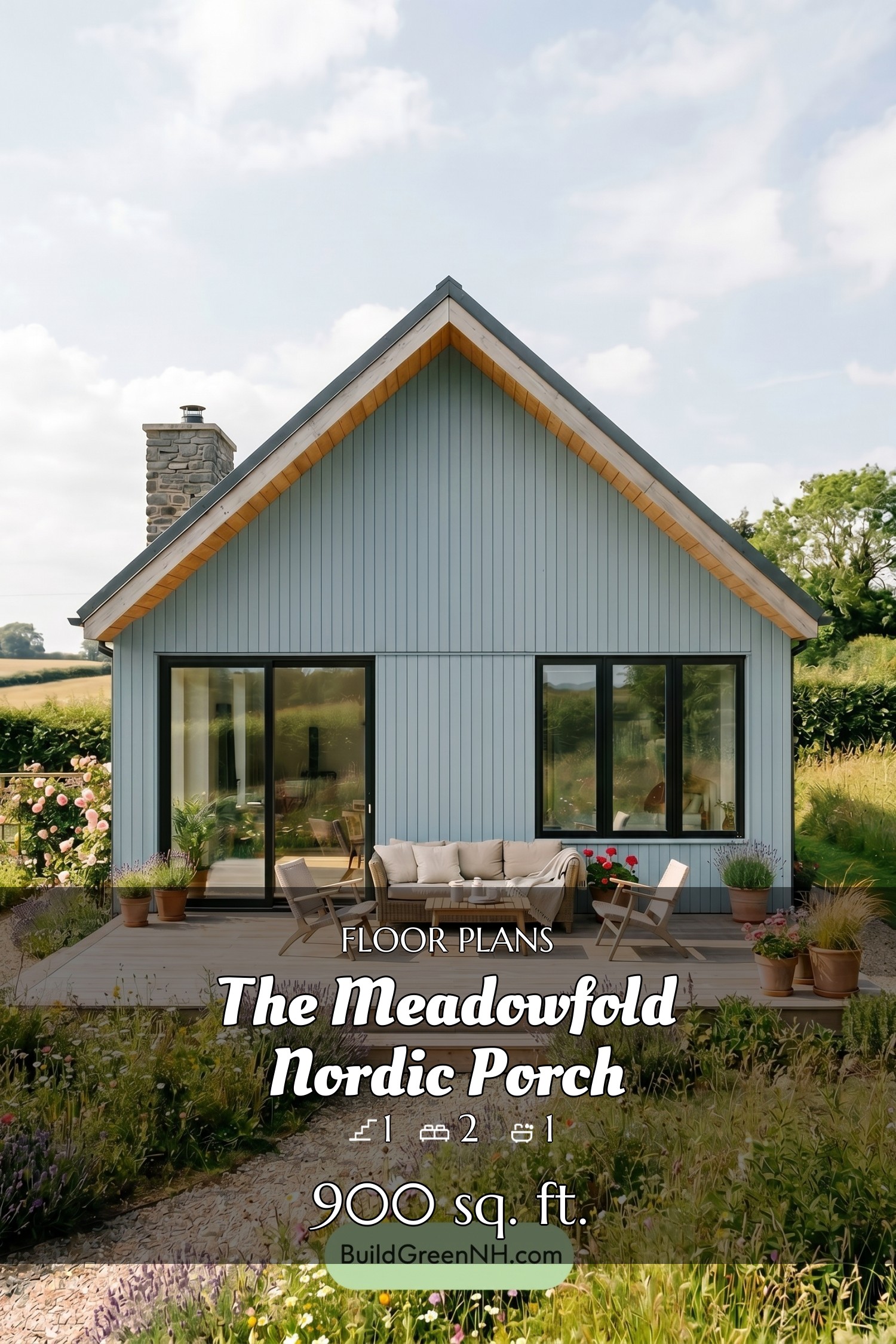 House Siding Color Dusty blue