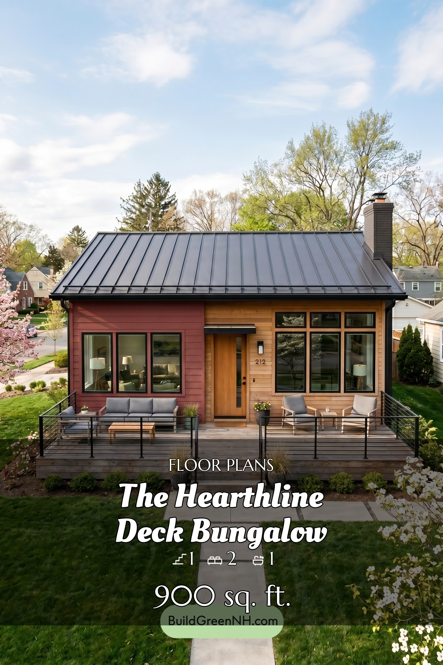 House Siding Color Deep Red