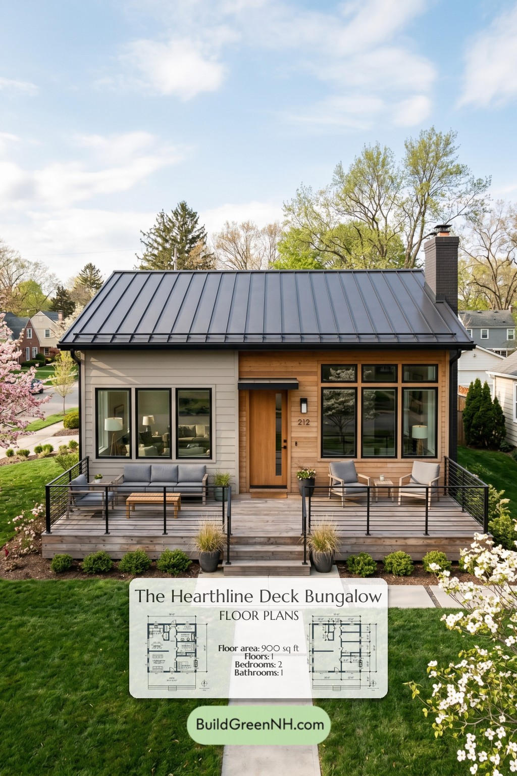 Hearthline Deck Bungalow