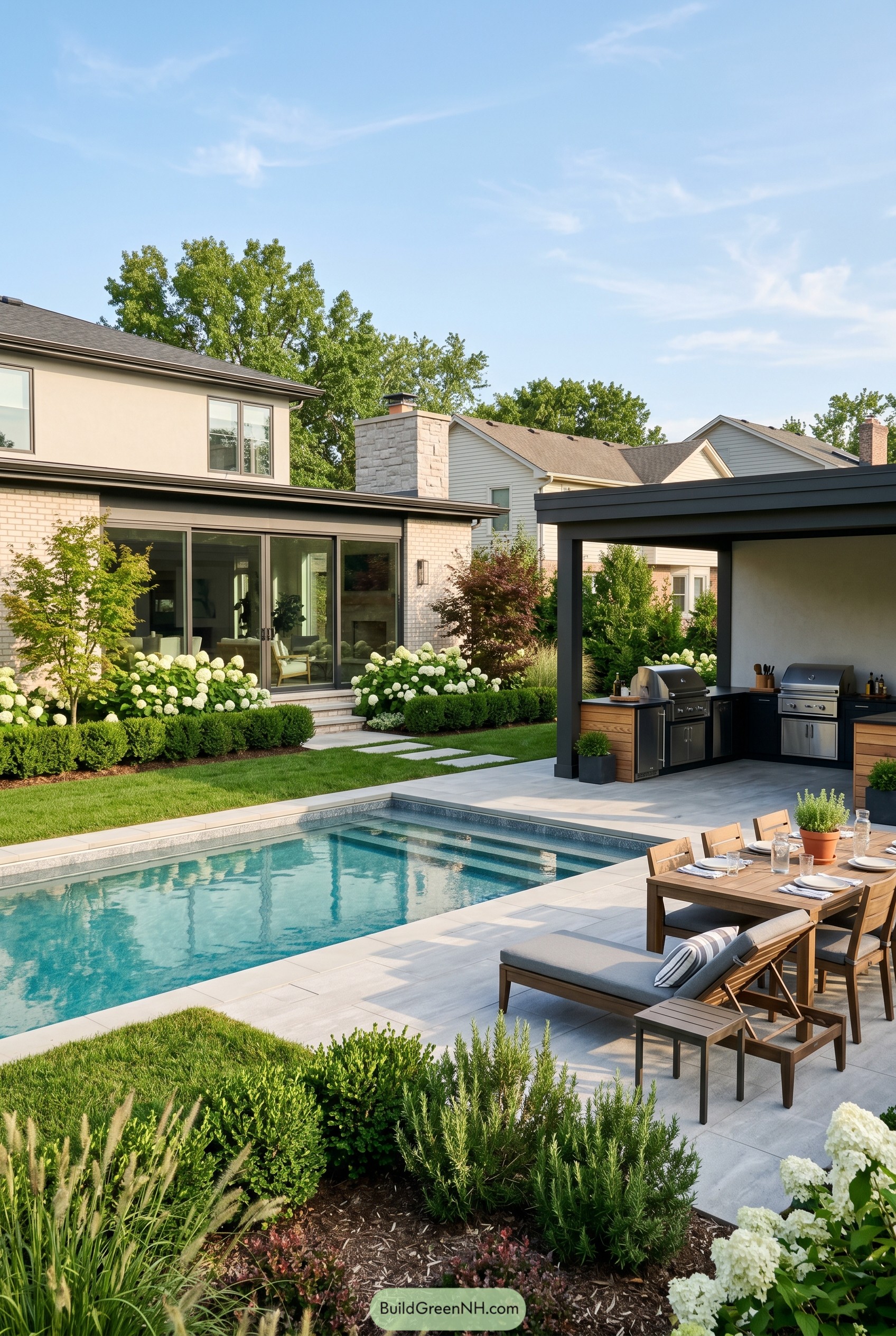 21 Luxury Modern Backyard Designs with and Hidden Spa Escapes