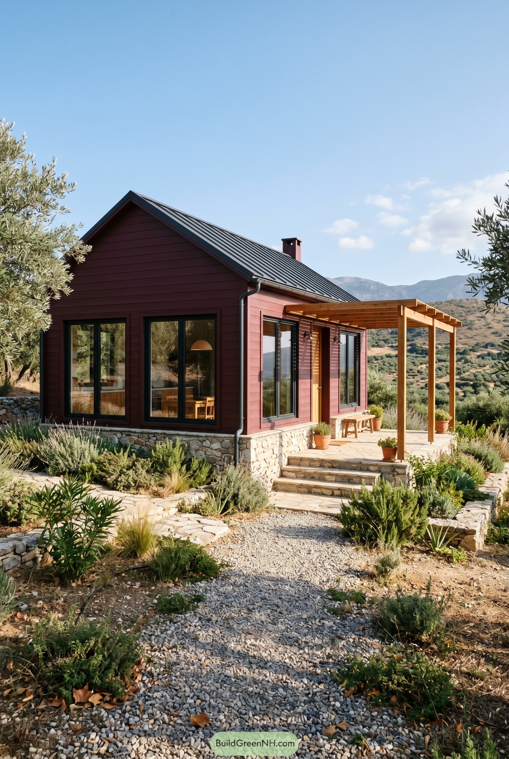 20 Modern Cottages in Deep Red Exterior That Inspire Storybooks