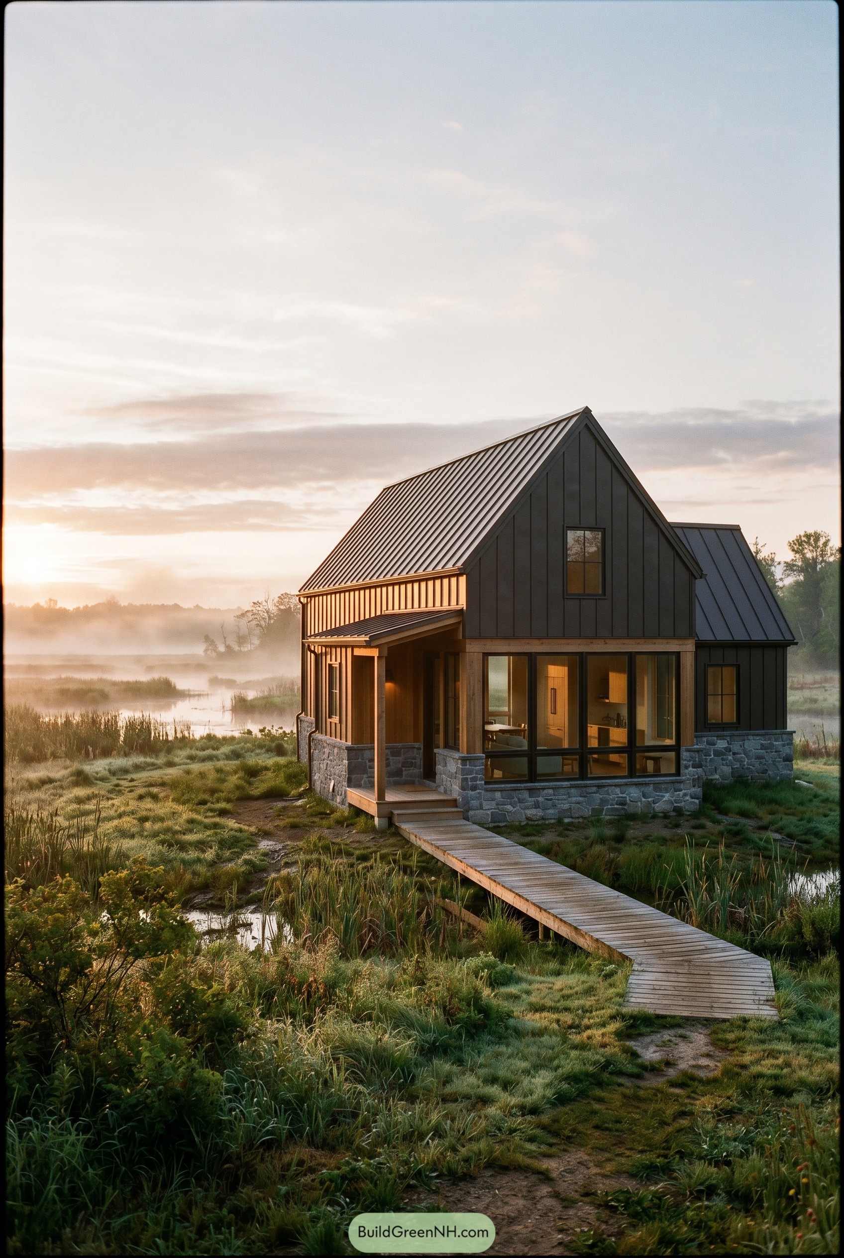 Modern Cottages With Urbane Bronze Color Exteriors