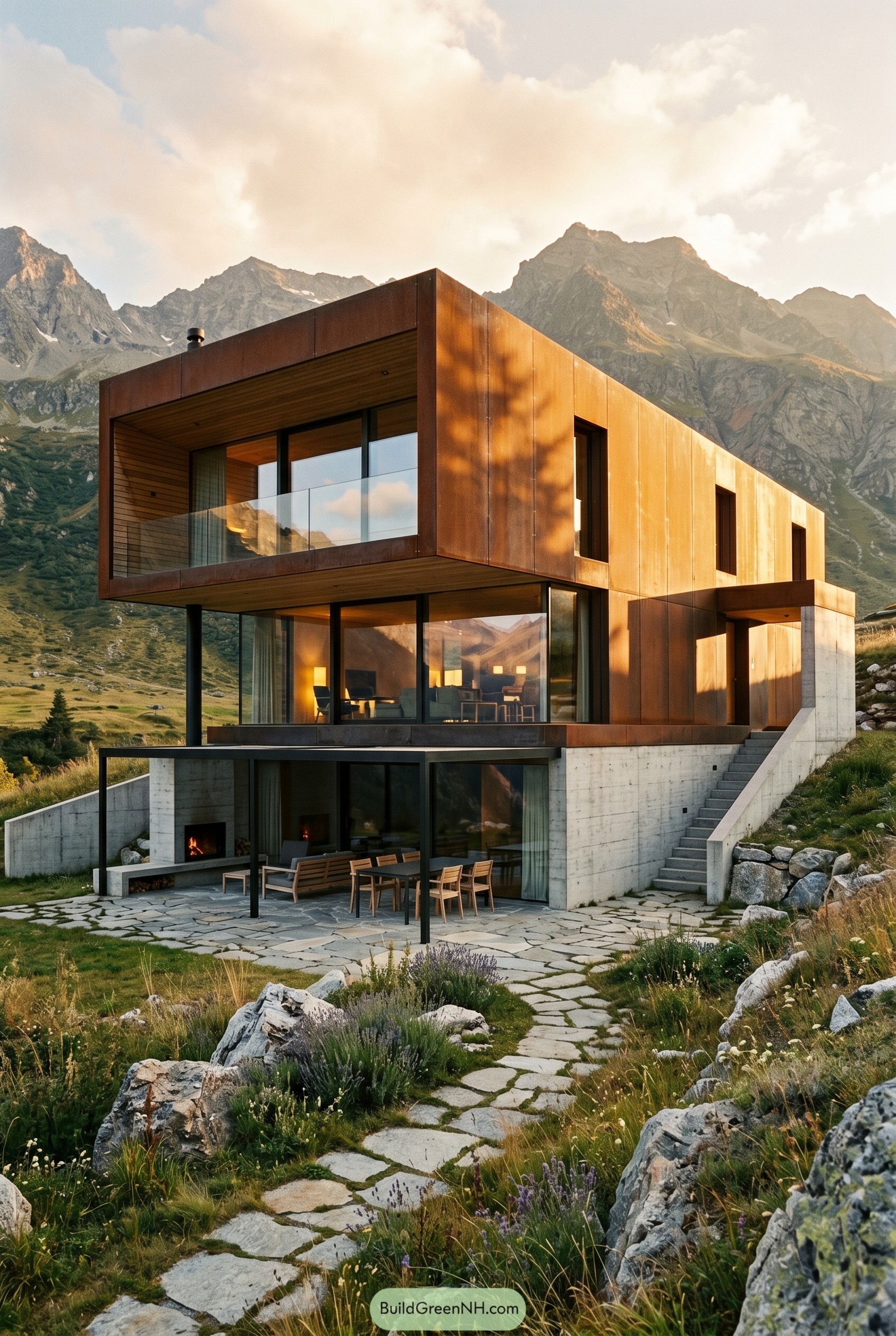 Modern Houses With Corten Steel Facades