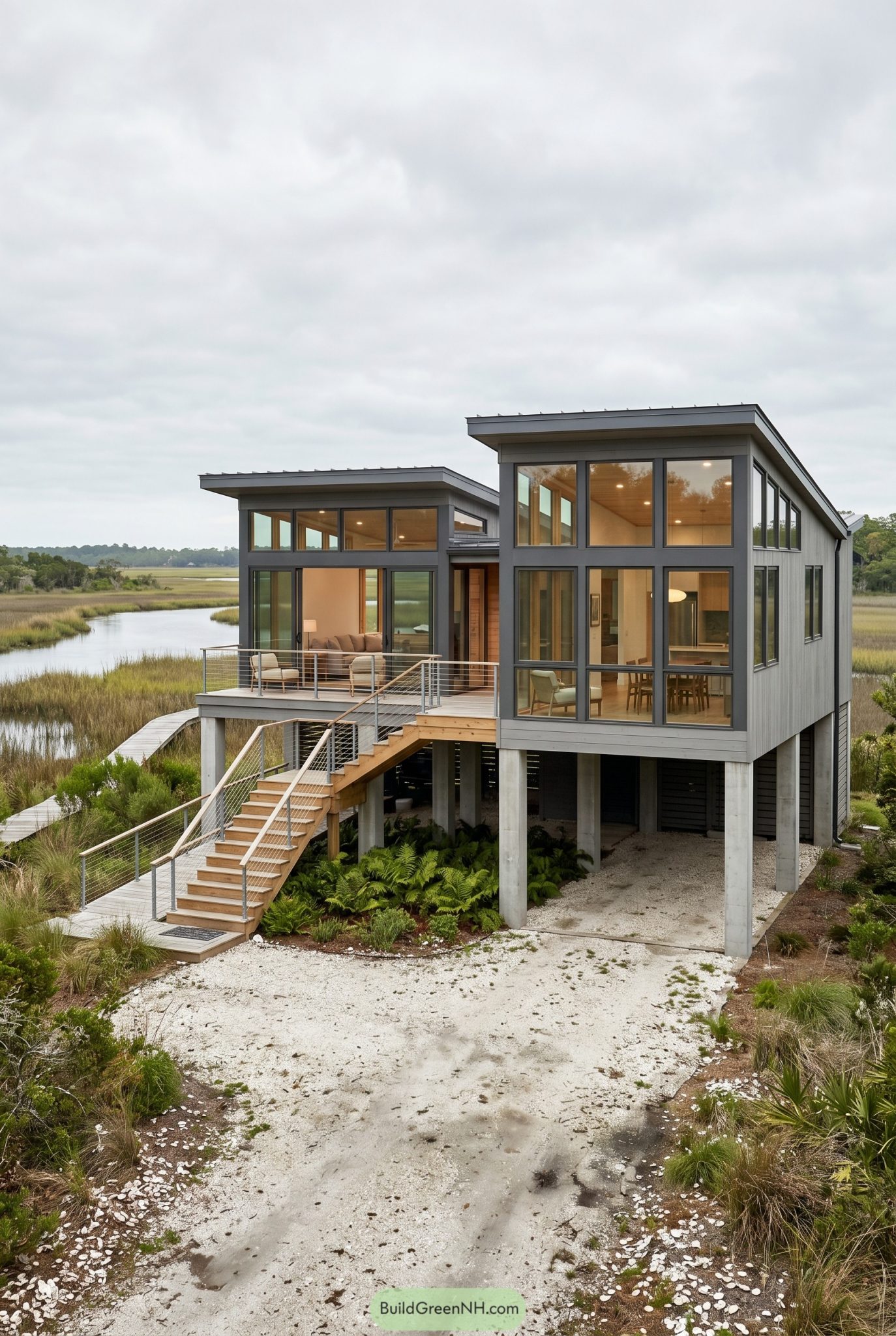 18 Stunning Modern Raised Beach Houses for Living Above the Tide