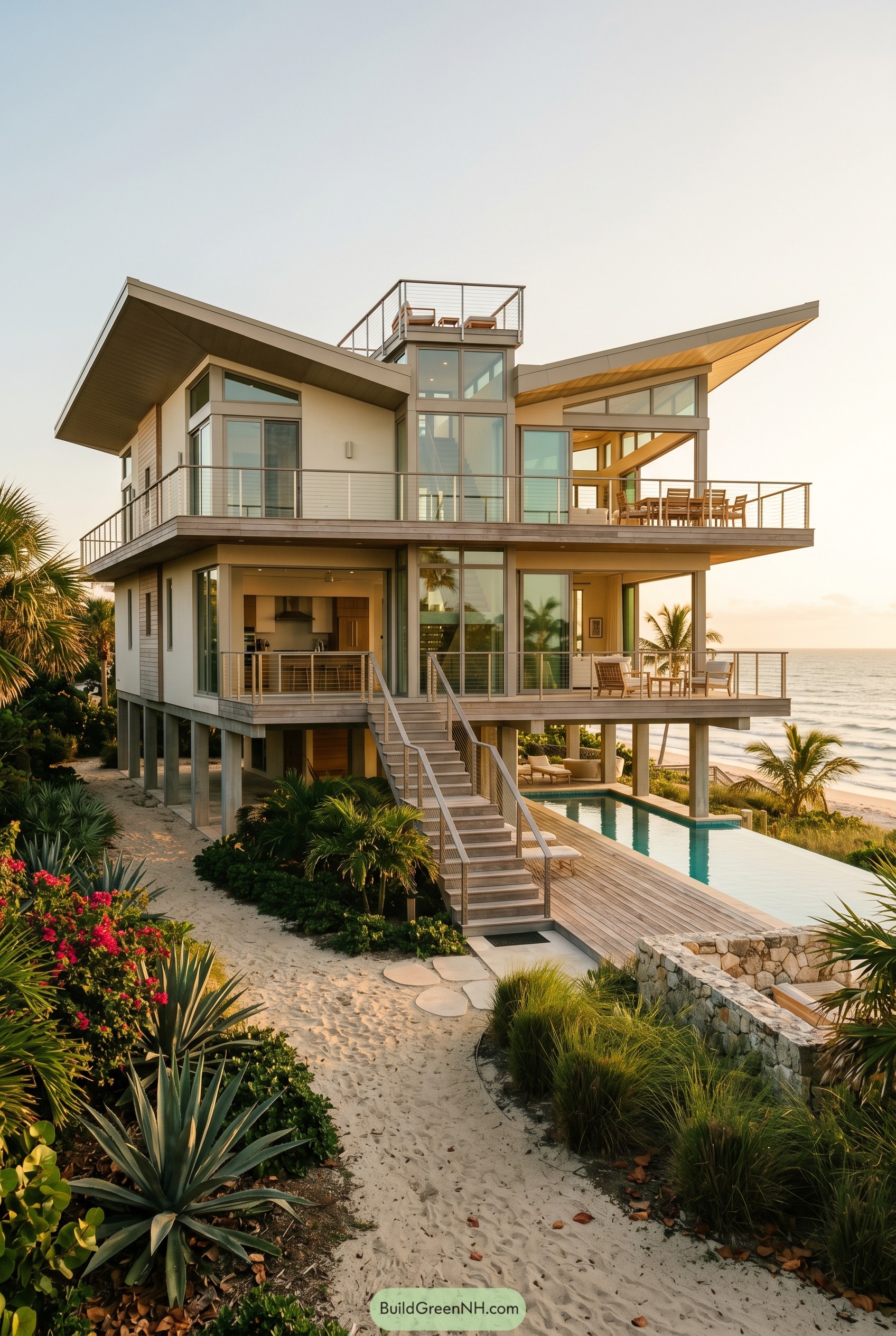 18 Stunning Modern Raised Beach Houses for Living Above the Tide