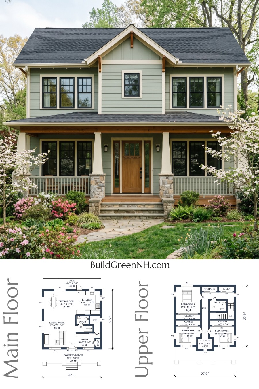 Willowbeam Craftsman Square Floor Plan