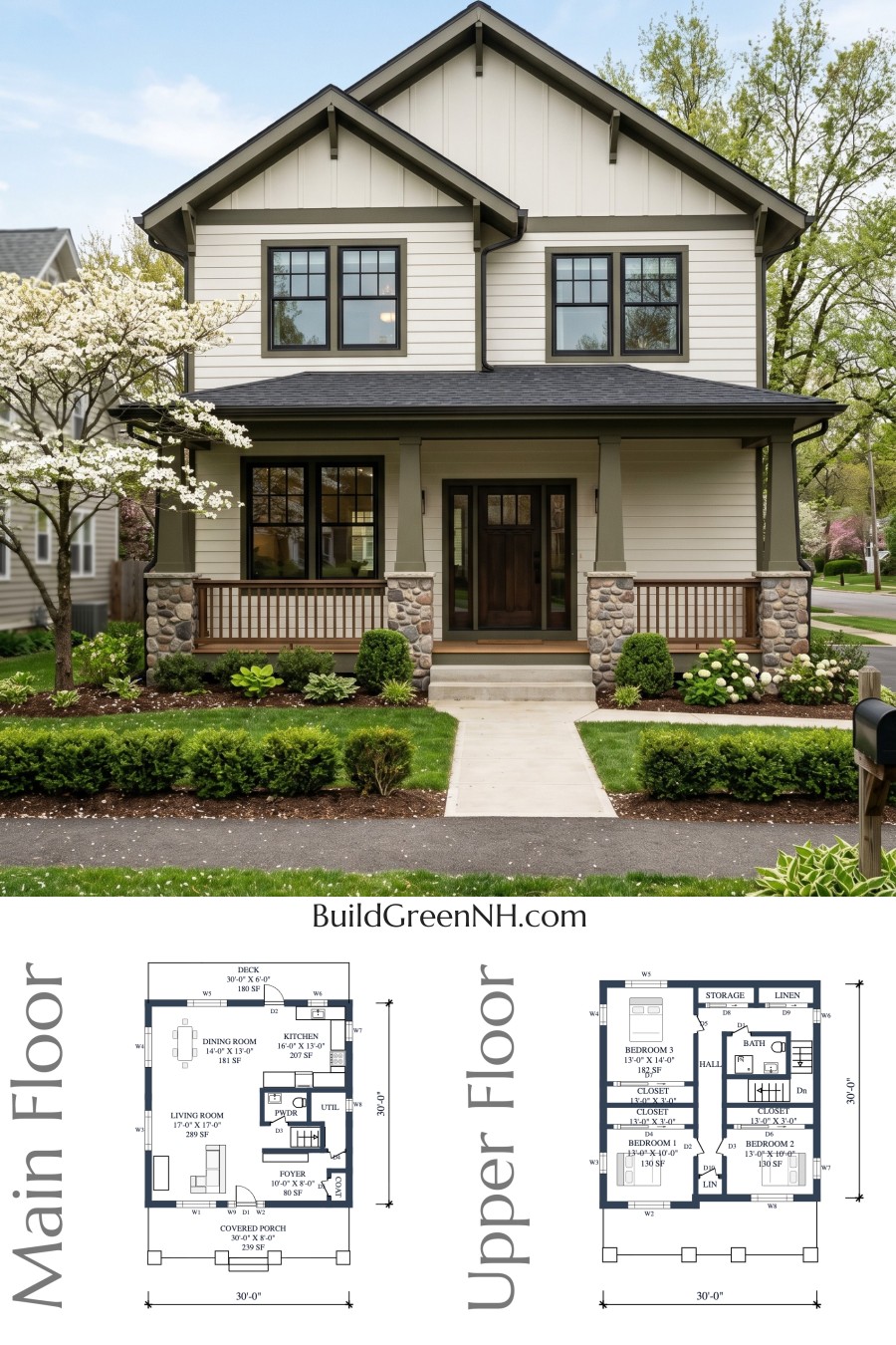 Oakmere Everyday Craftsman Floor Plan
