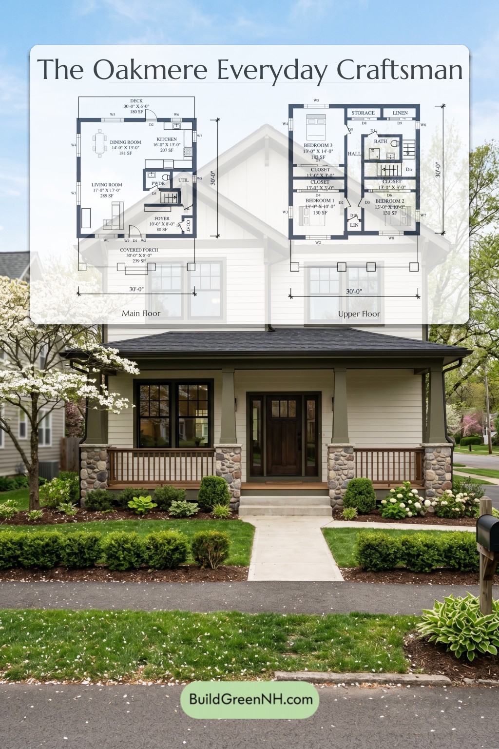 Oakmere Everyday Craftsman Floor Plan