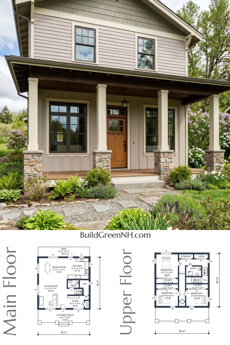 Sunlit Fernwood Craftsman Floor Plan