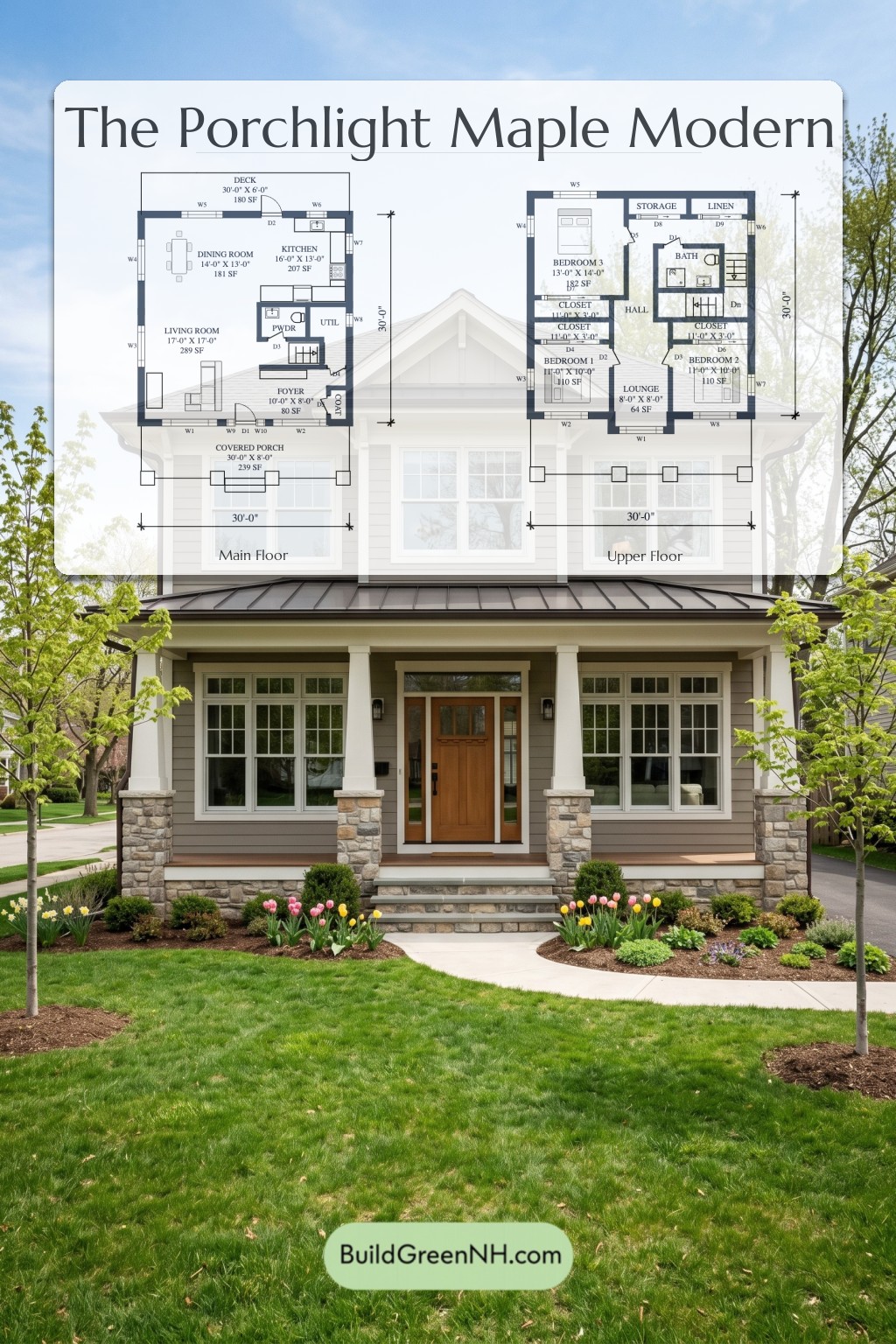 Porchlight Maple Modern Floor Plan