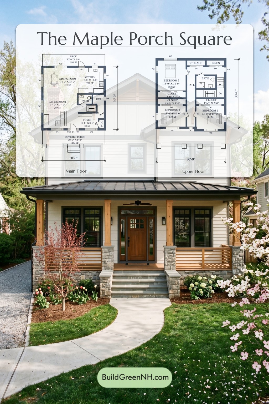 Maple Porch Square Floor Plan