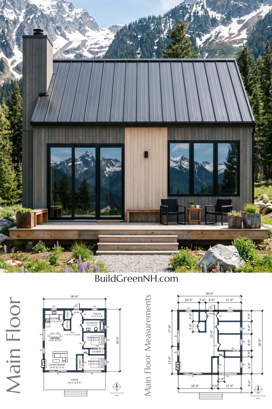 Fjordline Mountain Cabin Floor Plan