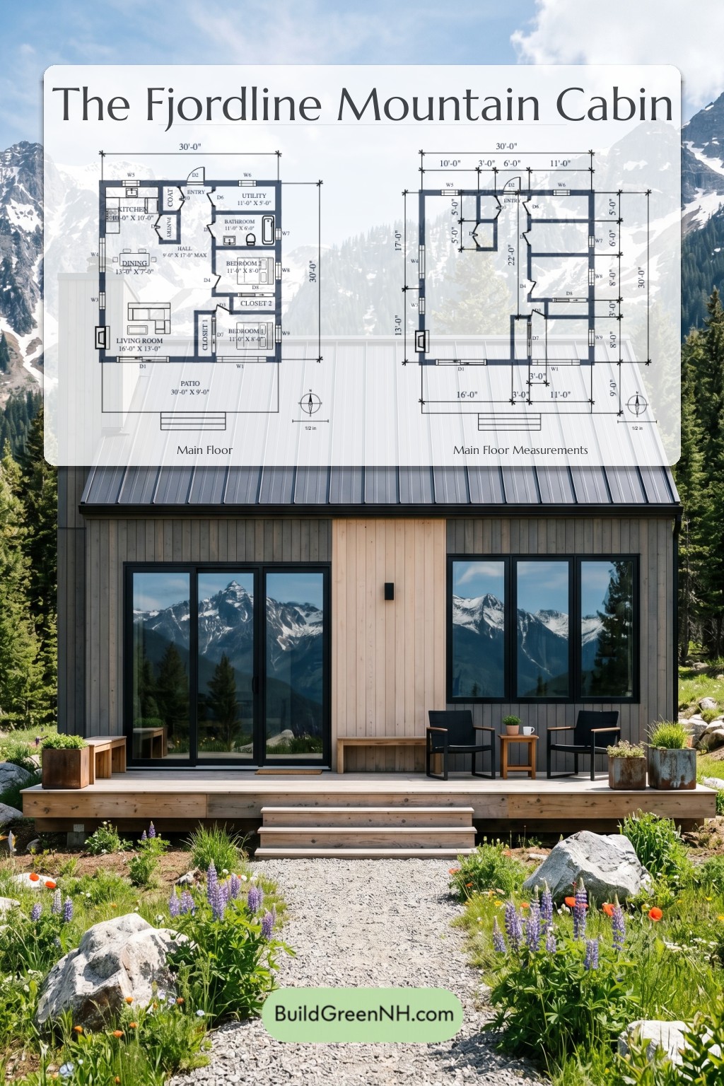 Fjordline Mountain Cabin Floor Plan