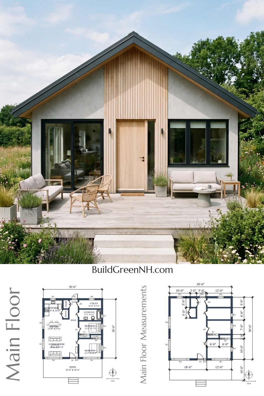 Birch Gable Minimal Floor Plan