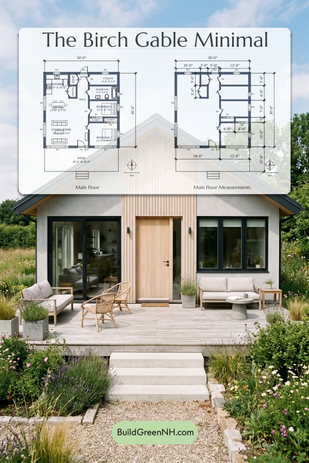 Birch Gable Minimal Floor Plan