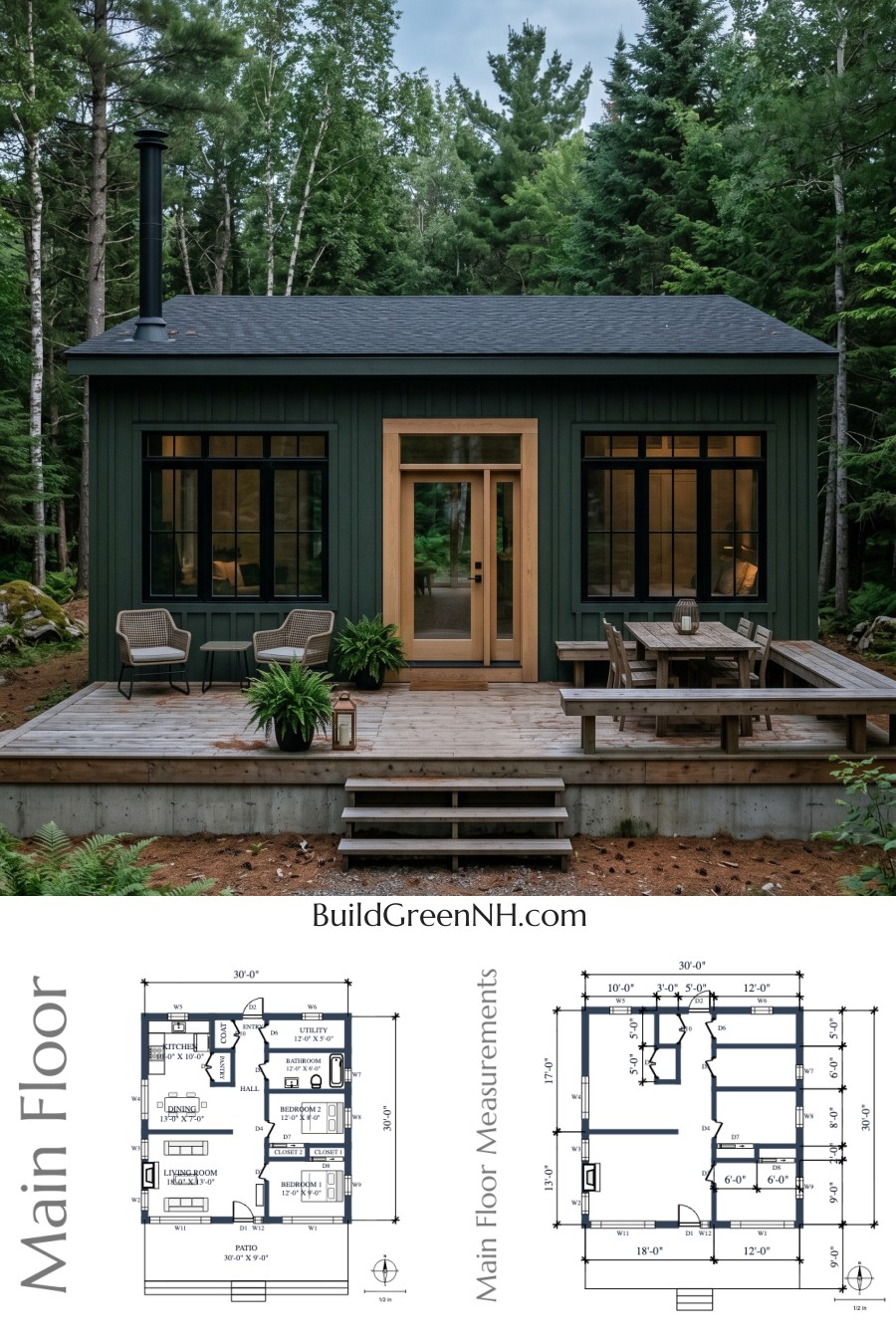 Fern Hollow Bungalow Floor Plan