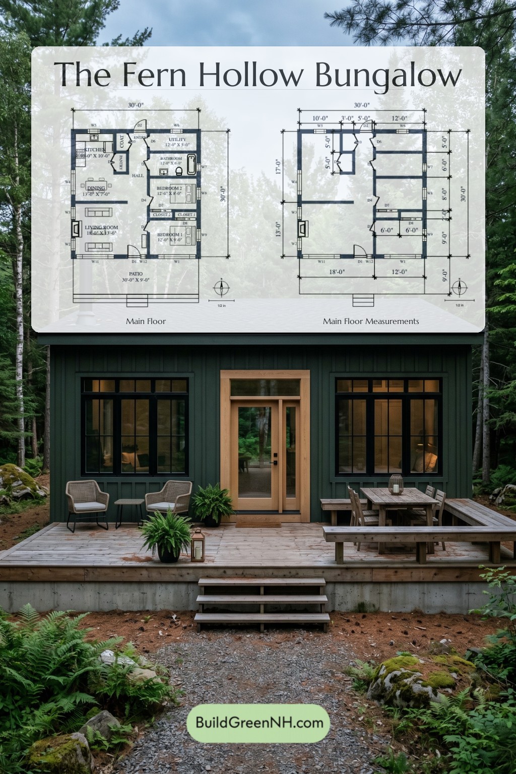 Fern Hollow Bungalow Floor Plan