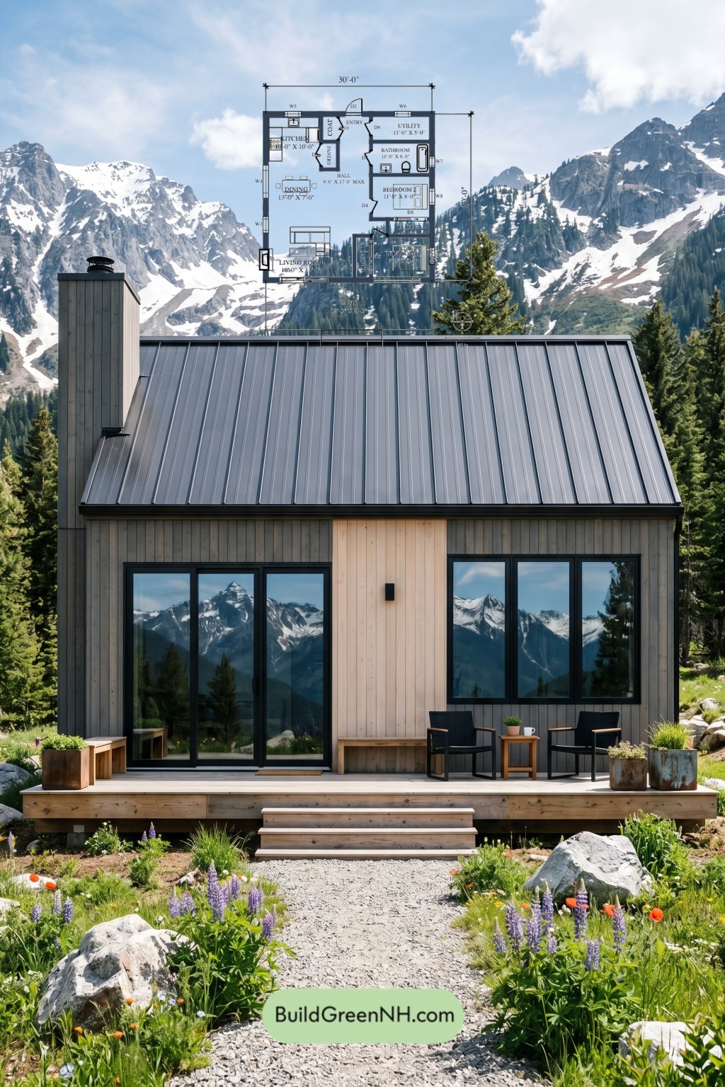 Fjordline Mountain Cabin Floor Plan