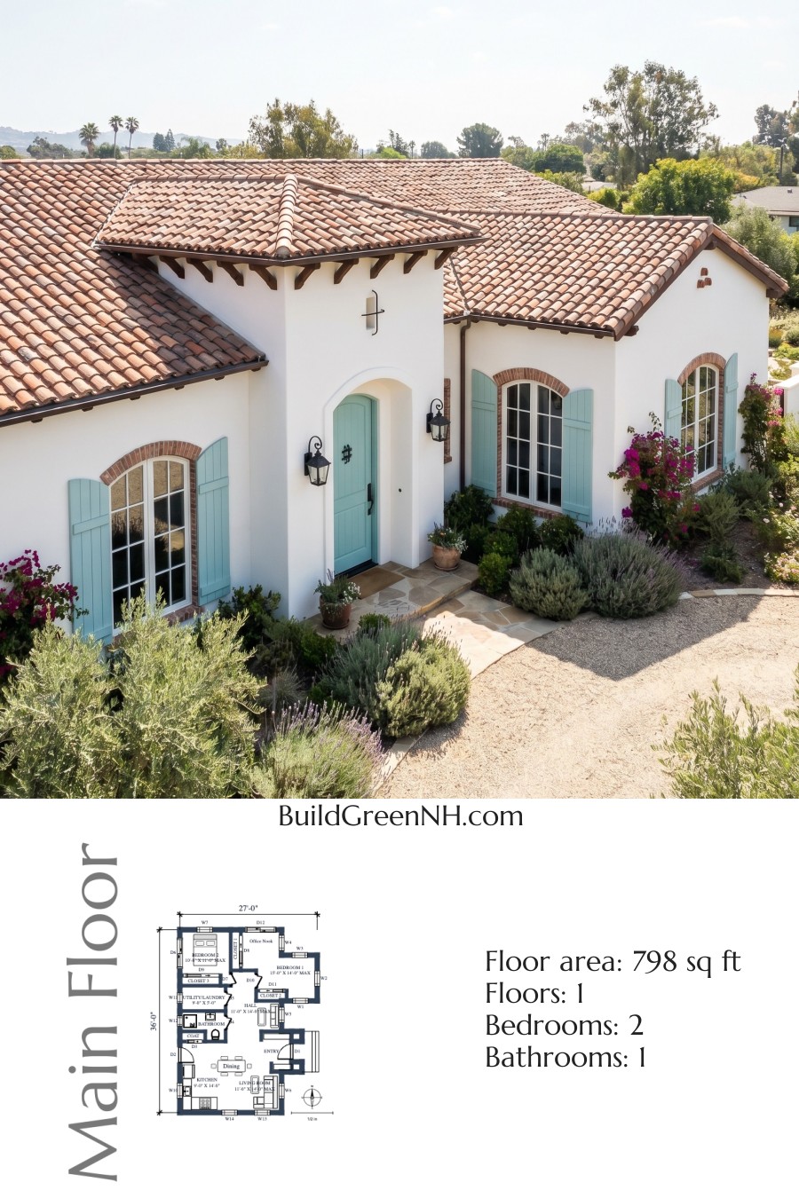 La Palma Cottage Floor Plan