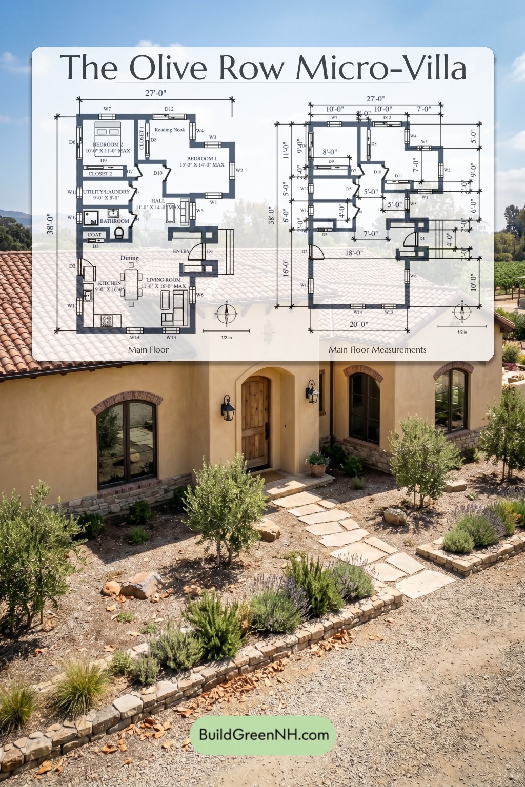 Olive Row Micro-Villa Floor Plan