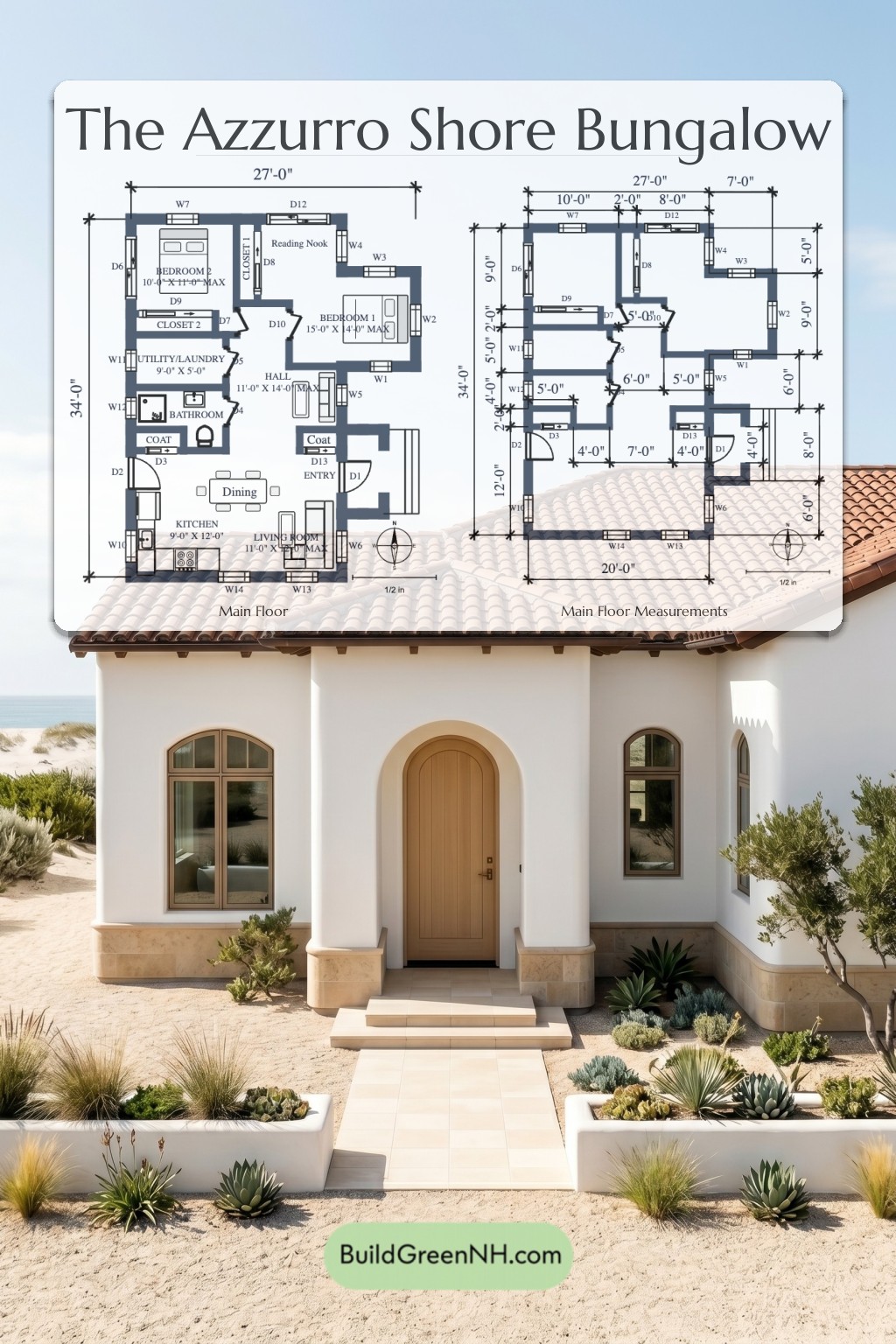 Azzurro Shore Bungalow Floor Plan