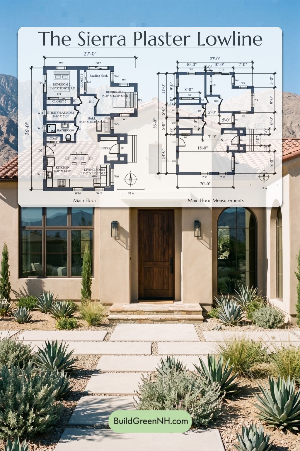 Sierra Plaster Lowline Floor Plan