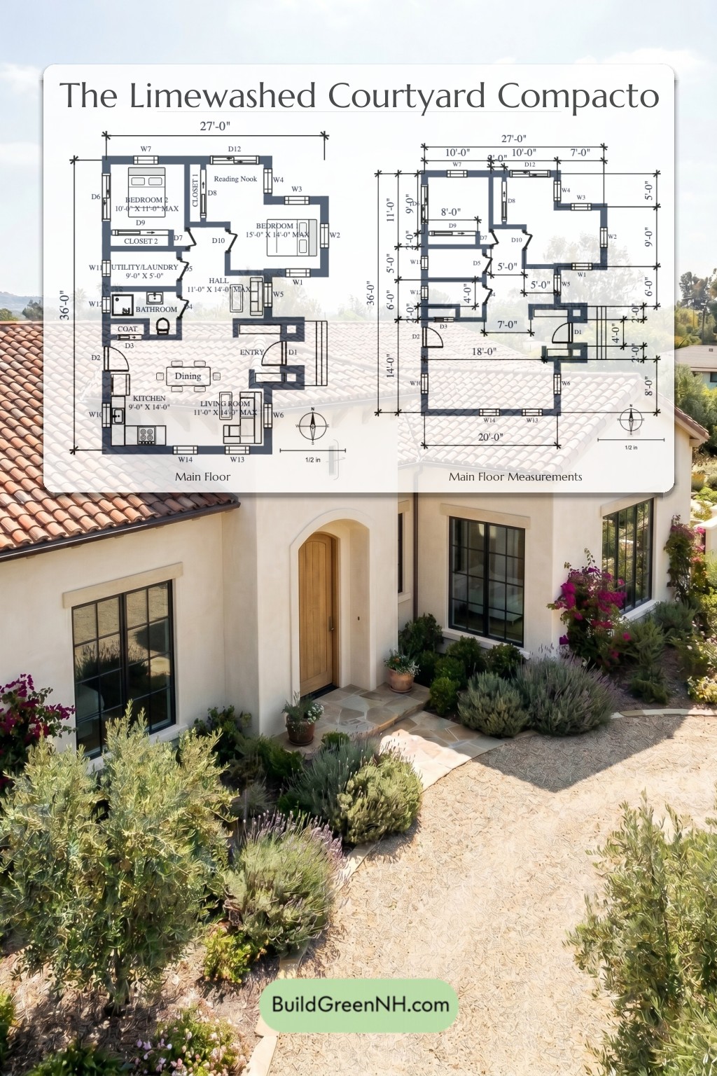 Limewashed Courtyard Compacto Floor Plan