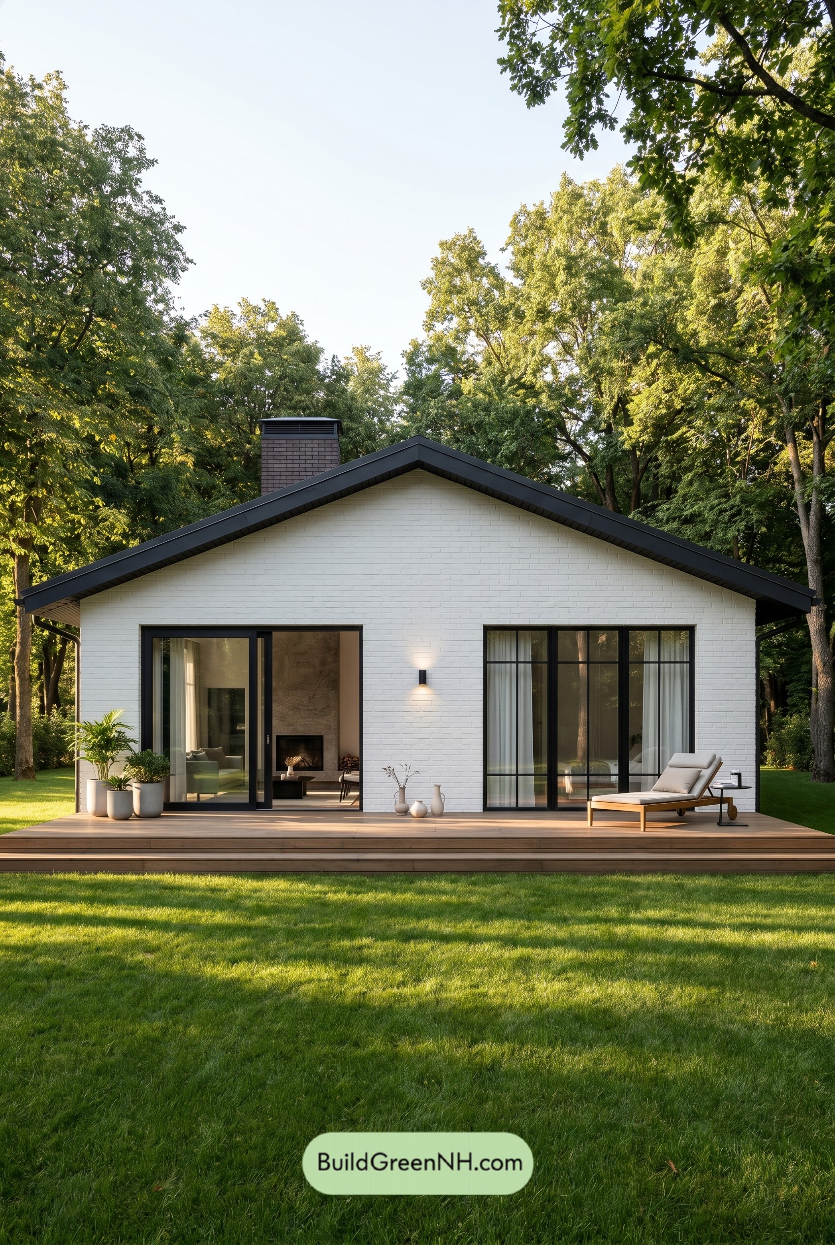 Single Story, 2 Bed, 1 Bath, 900 sq. ft. Modern Bungalow Floor Plans: The Bungalow Bash