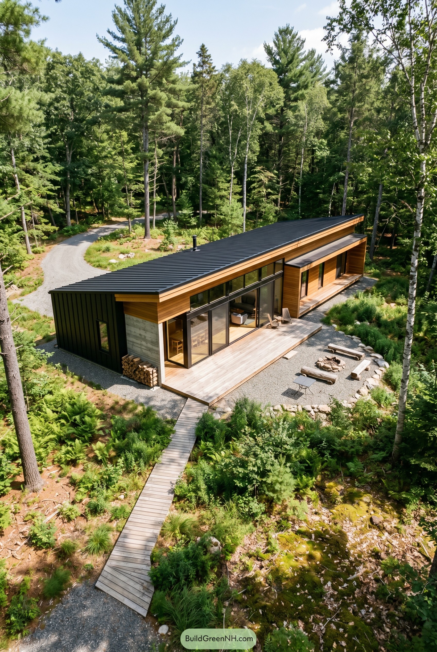 Single-story Modern House Exteriors With Wood Accents