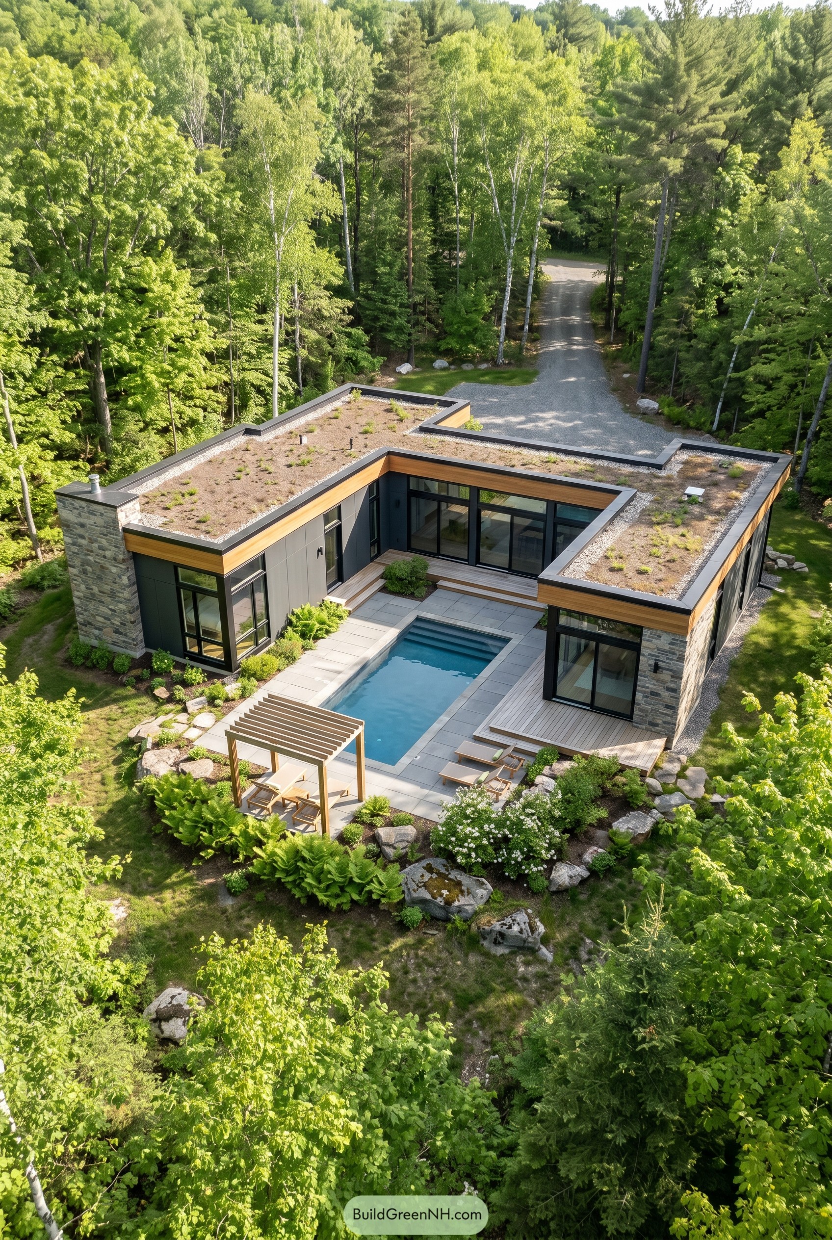 20 Single Story Modern Houses With Pools to Inspire Your Secret Resort Escape