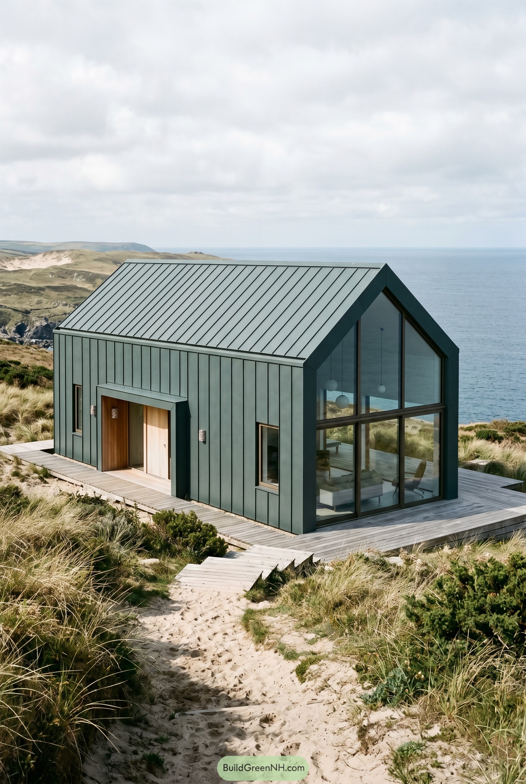Smoky Jade Modern Gabled Houses